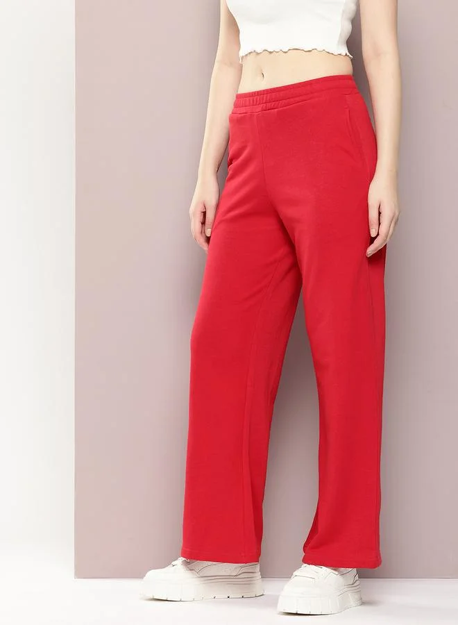 Dillinger Women Red Extra Baggy Korean Pant